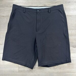 Footjoy Men's 38‎ Black Solid Performance 9.5" Golf Shorts Stretch